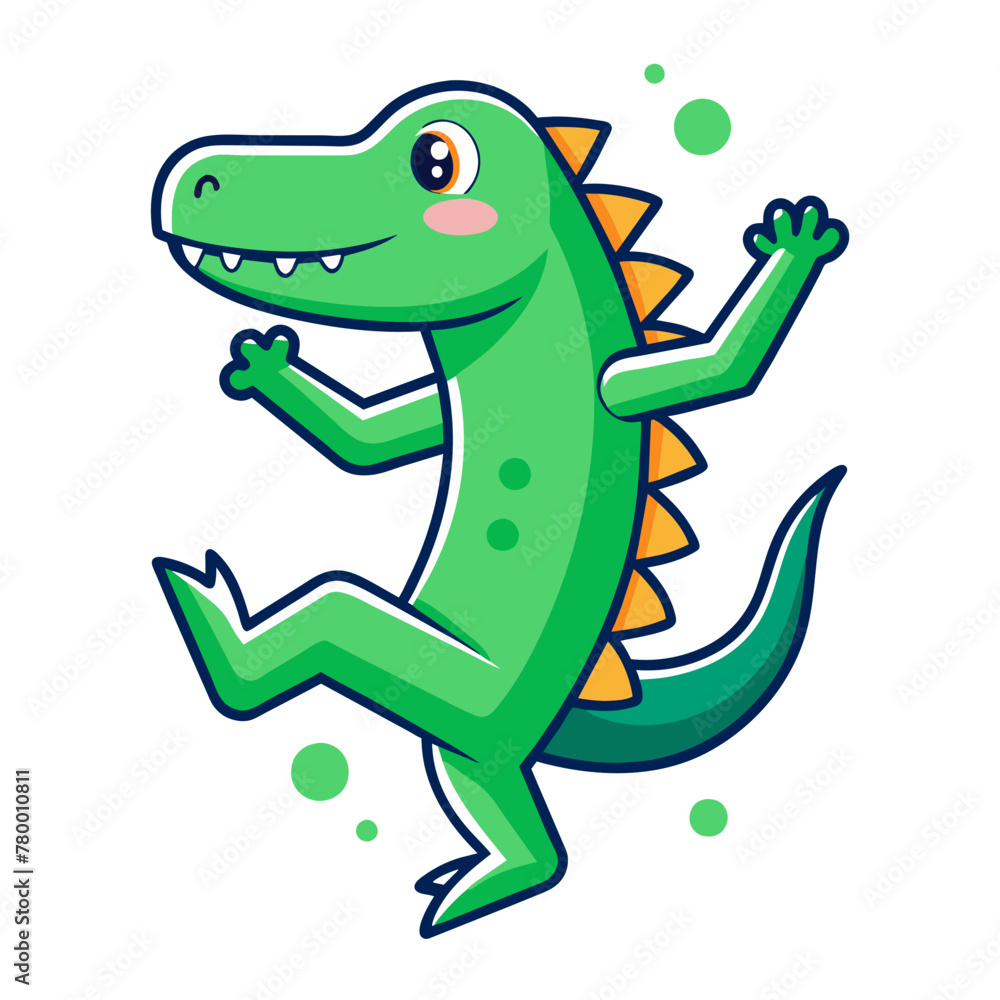Naklejka premium crocodile