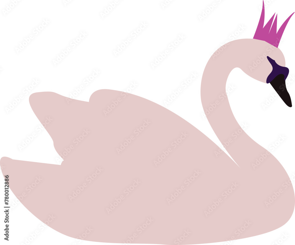 Vetor de Royal Swan svg vector cut file for cricut and silhouette do ...