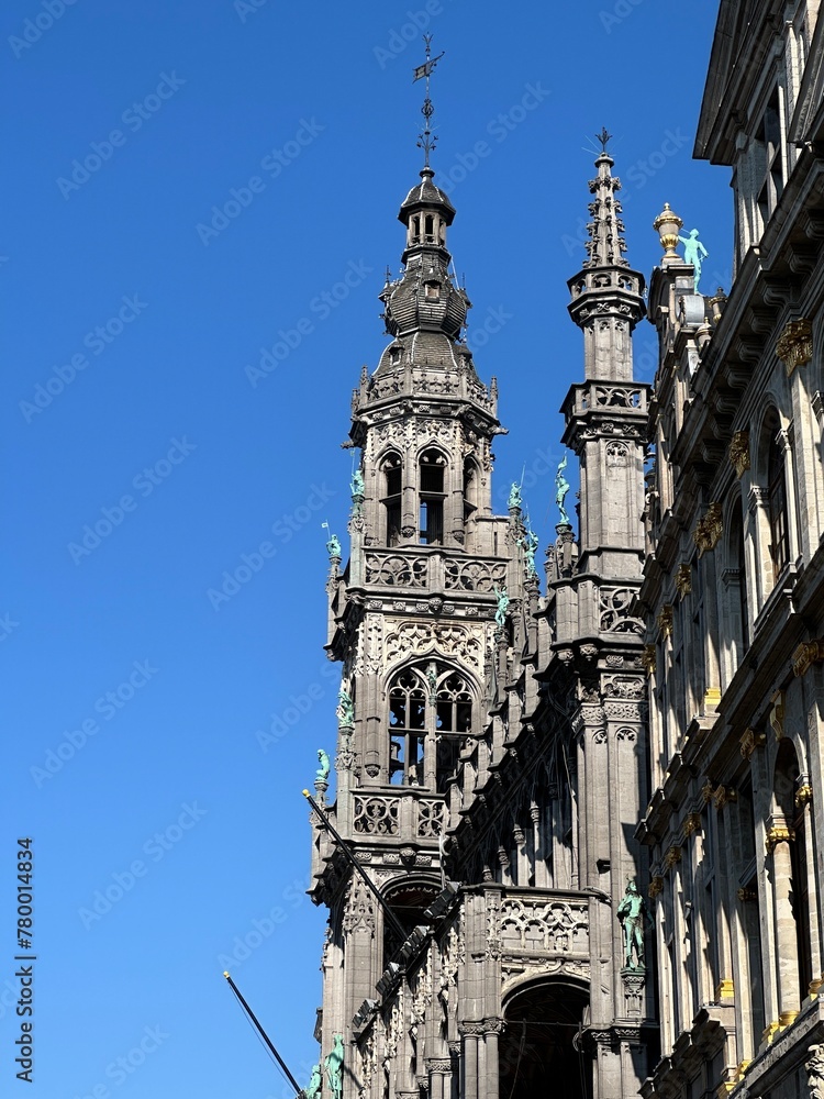 Scenic view of the Grand-Place in Brussels, Belgium Scenic view of the Grand-Place in Brussels, Belgium