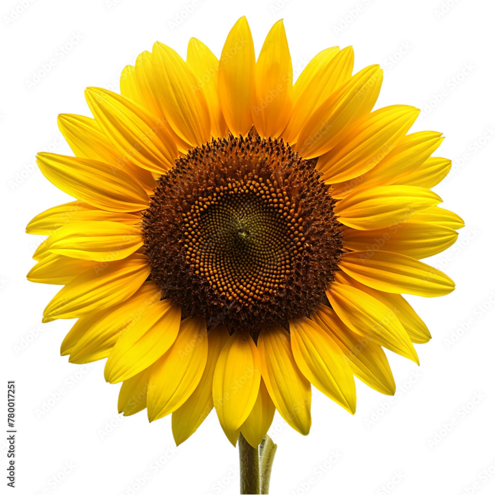 Sun flower isolated on transparent background Sun flower isolated on transparent background
