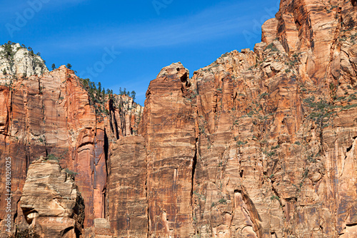 The Temple of Sinawava area of Zion National Park