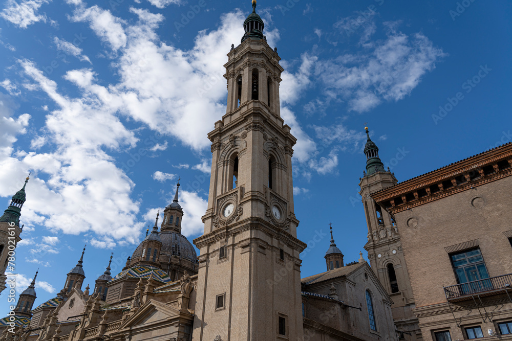 Clock Tower of Basilica del Pilar - Timeless Symbol of Zaragoza