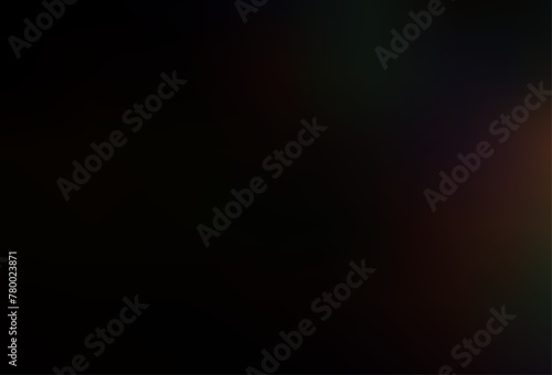 Dark Black vector bokeh and colorful pattern.