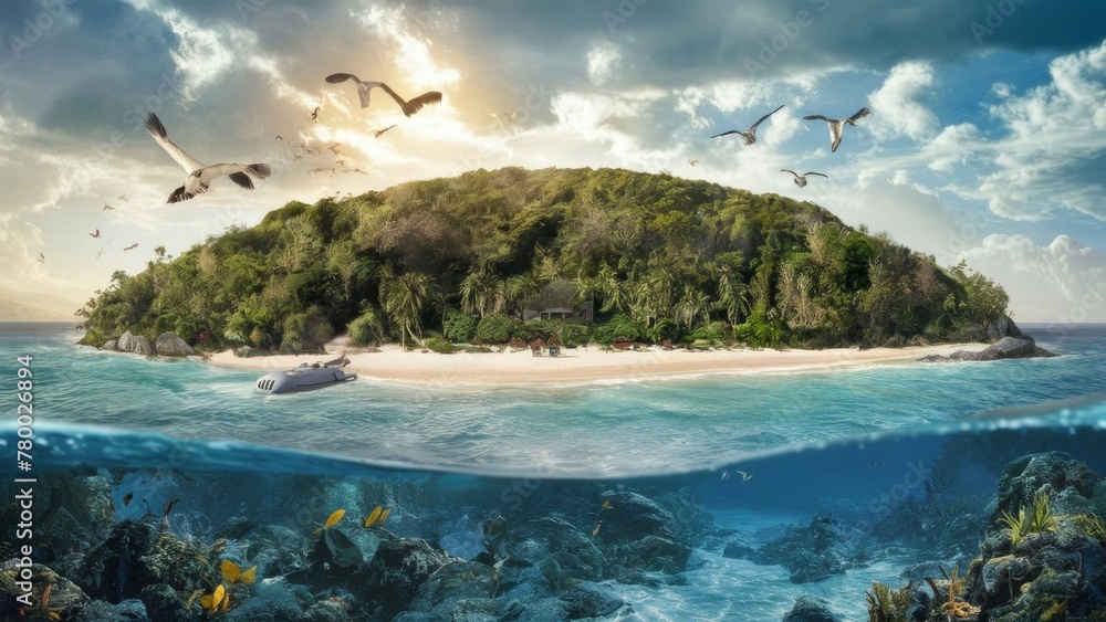 Fototapeta premium World's Best Beaches: From Tropical Paradises to Hidden Gems