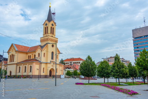 Cathedral of Ivan Nepomuk in Serbian town Zrenjanin