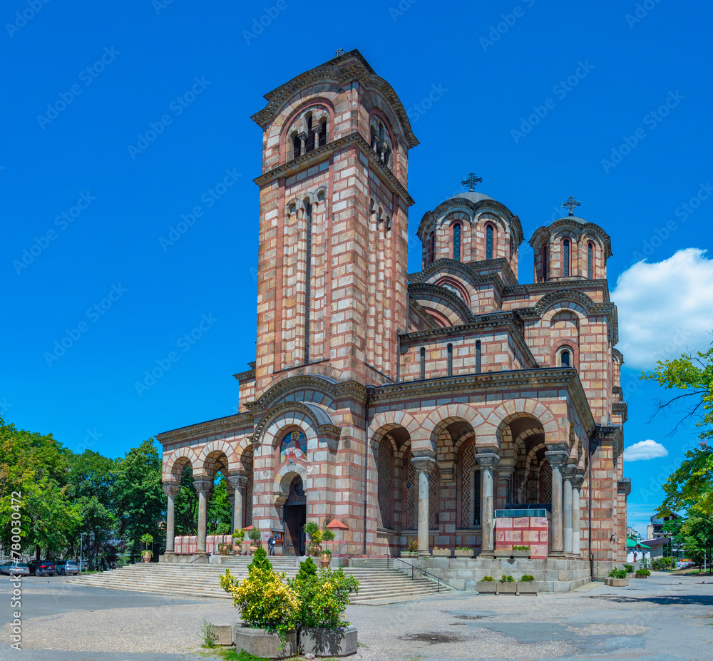 Fototapeta premium St. Mark Orthodox Church in Belgrade, Serbia