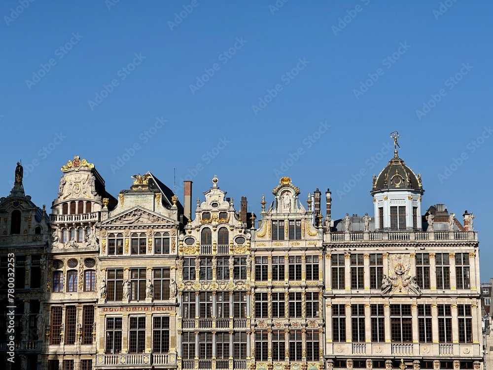 Obraz premium Scenic view of the Grand-Place in Brussels, Belgium