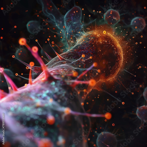 picture of cancer cell by microscope