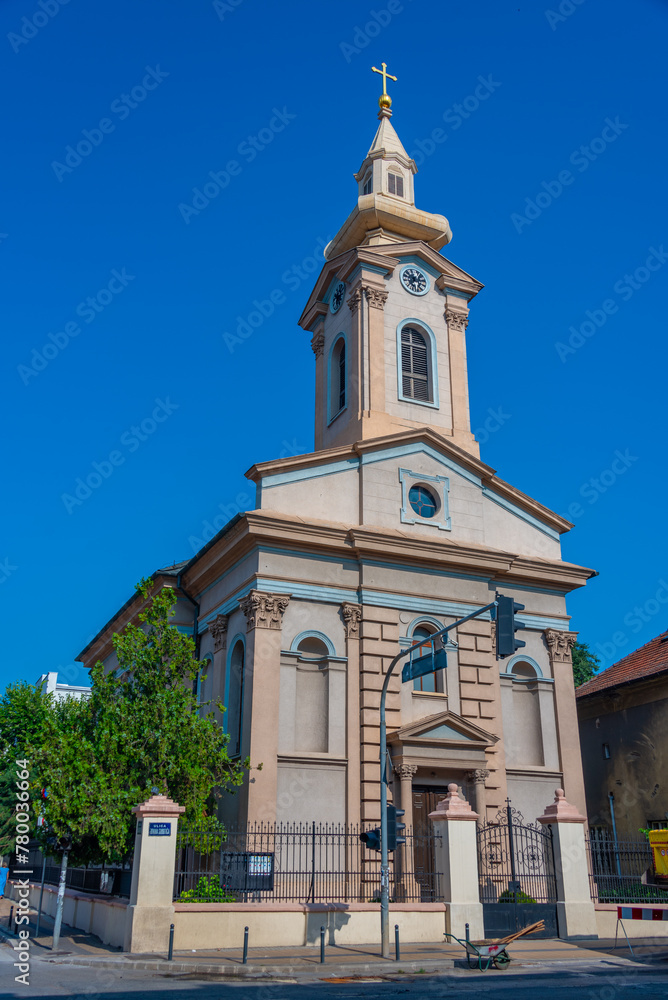 Fototapeta premium Slovak Evangelical Church in Novi Sad, Serbia