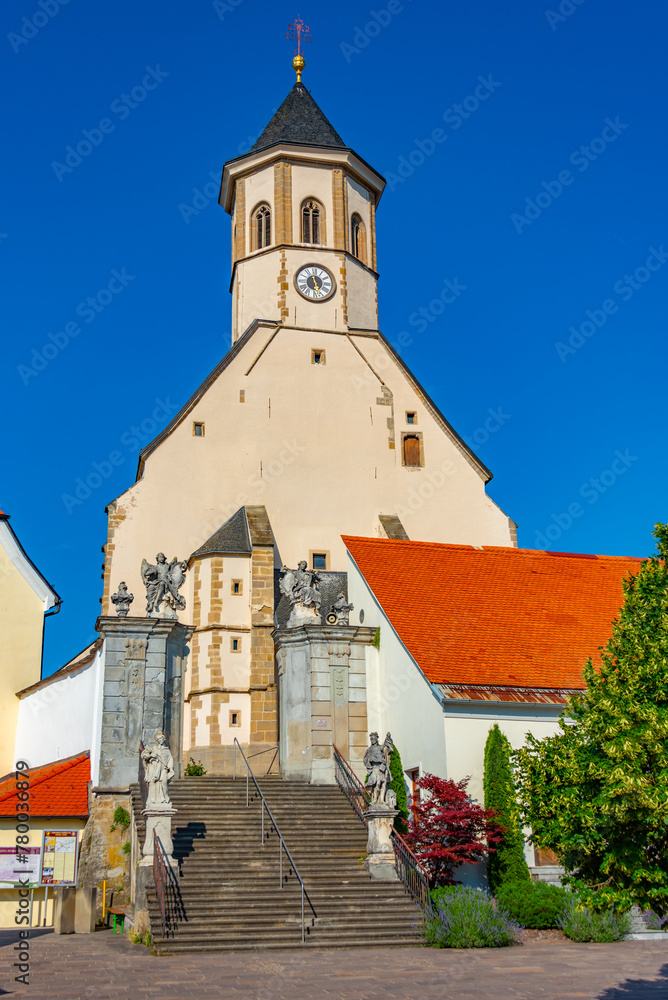 Obraz premium Basilica of the Virgin of Mercy at Ptujska Gora in Slovenia