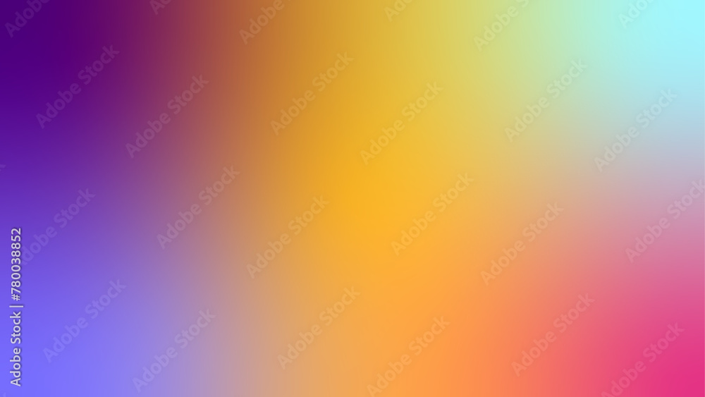 smooth gradient background, purple, pink, orange, light blue, vector illustration