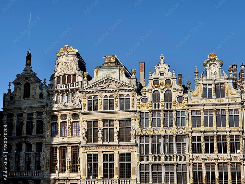 Fototapeta premium Scenic view of the Grand-Place in Brussels, Belgium