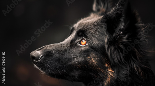 Obraz na płótnie German shepherd dog w salonie