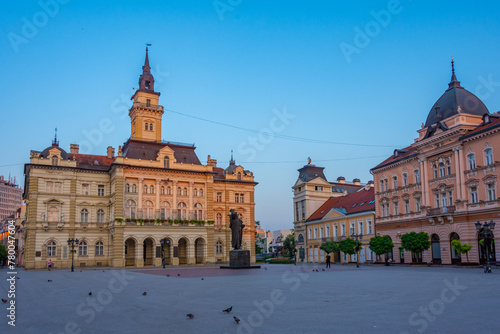 Town hall in the center of Serbian town Novi Sad