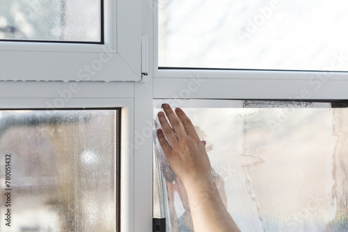 Slika na platnu Installation of tinted film