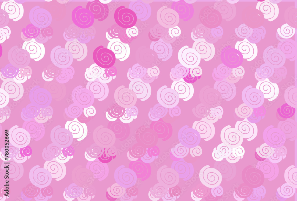 Light Pink vector background with liquid shapes. Light Pink vector background with liquid shapes.