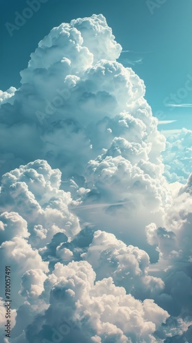 Sun Shining Through Clouds in the Sky