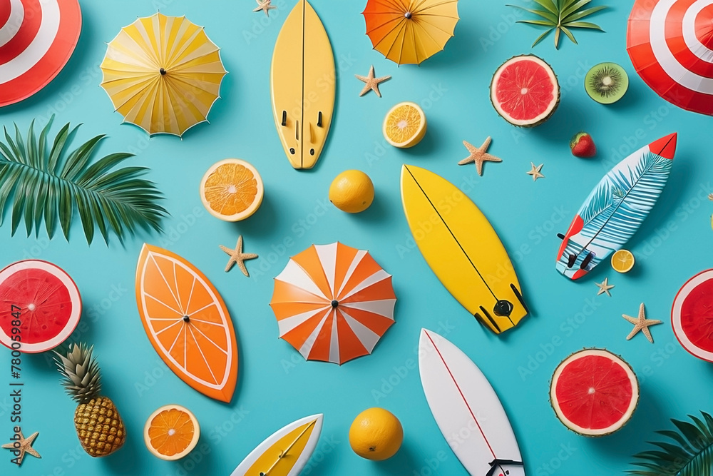 Happy Summer Background Happy Summer Background