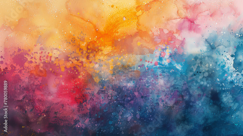 Abstract watercolor painting background. Copy space area