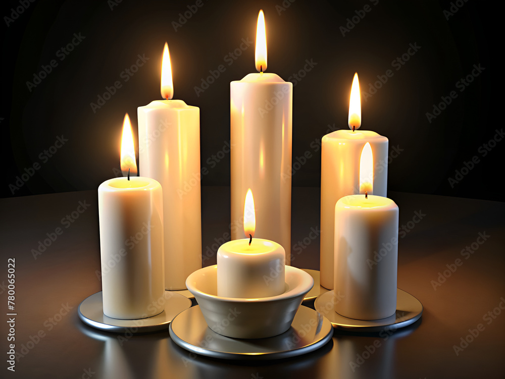 candles in the dark candles in the dark