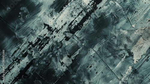 High-resolution image of a detailed grunge texture with a mixture of black and grey