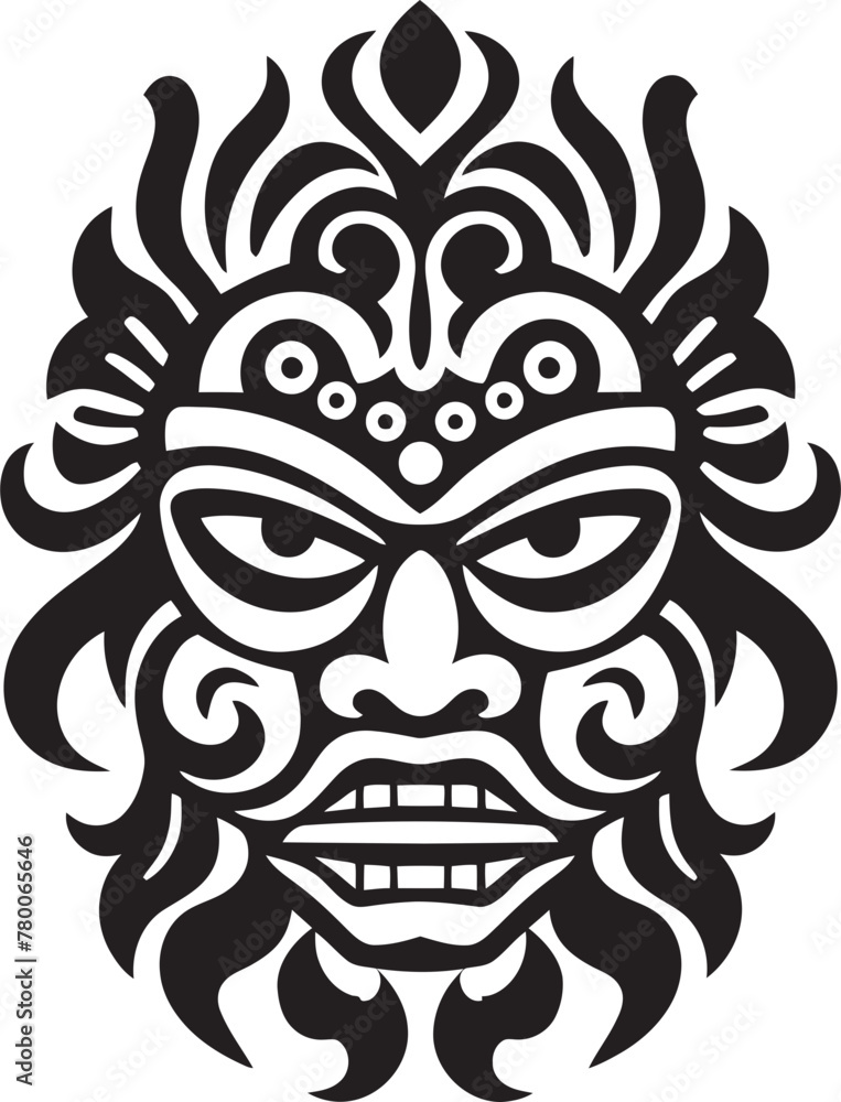 Island Artistry: Bali Mask Icon Graphics Ethereal Essence: Traditional Bali Mask Emblem Design Island Artistry: Bali Mask Icon Graphics Ethereal Essence: Traditional Bali Mask Emblem Design