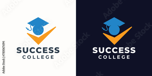 Free Download success business people logo vector illustration - GFXLoad