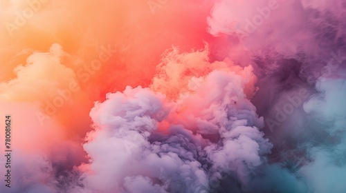 some colourful smoke 