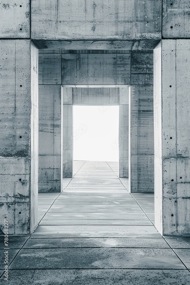 Fototapeta premium Minimalist invitation template