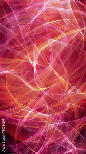 Red and Pink Background With Lines