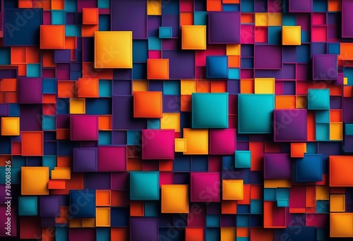 Exploring the Intriguing World of Overlapping Colorful Squares