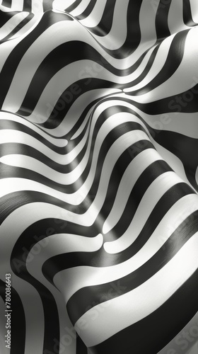 Black and White Photo of a Tunnel