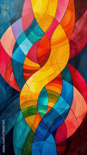 Vibrant Abstract Painting