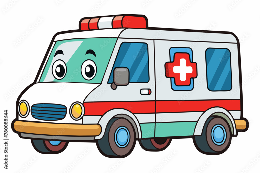 ambulance car vector illustration ambulance car vector illustration