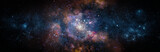 Space scene with stars in the galaxy. Panorama. Universe filled with stars, nebula and galaxy. Elements of this image furnished by NASA.