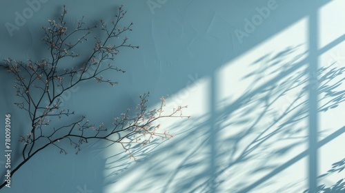 Tree Casting Shadow on Wall