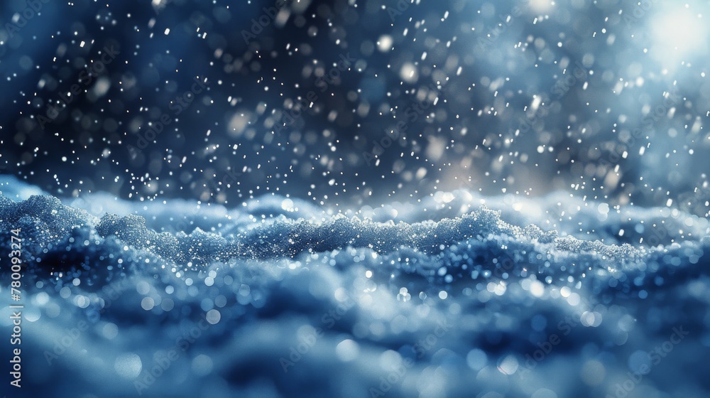 Blurry Water and Snow Blurry Water and Snow