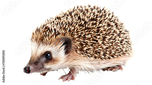 Hedgehog, on transparent background