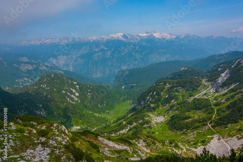 Triglav national park viewed from Mount Vogel, Slovenia © dudlajzov