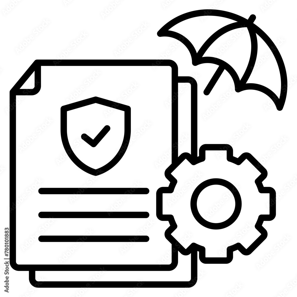 Insurance Risk Icon Element For Design Insurance Risk Icon Element For Design