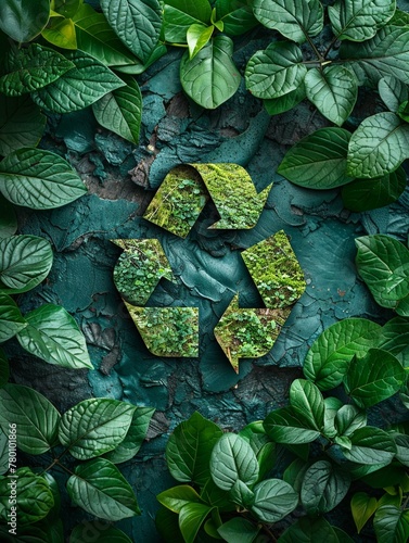 Obraz na płótnie Principles of the circular economy Reducing waste through innovative reuse and recycling models. w salonie