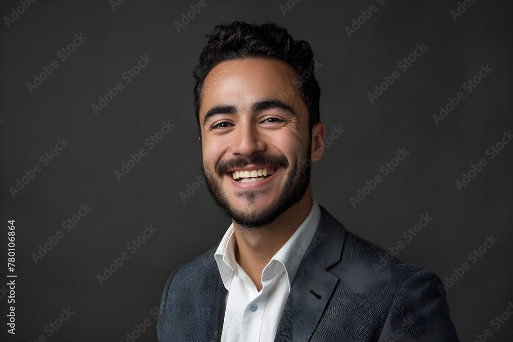 Successful businessman with a smile Successful businessman with a smile