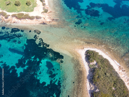 Sithonia coastline near Kastri Beach, Chalkidiki, Greece