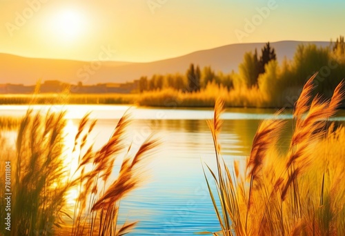 The Dance of Reed at Eymir Lake, Ankara photo