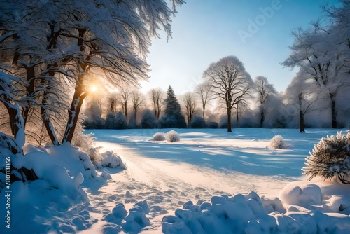 winter landscape in the park © Aqib
