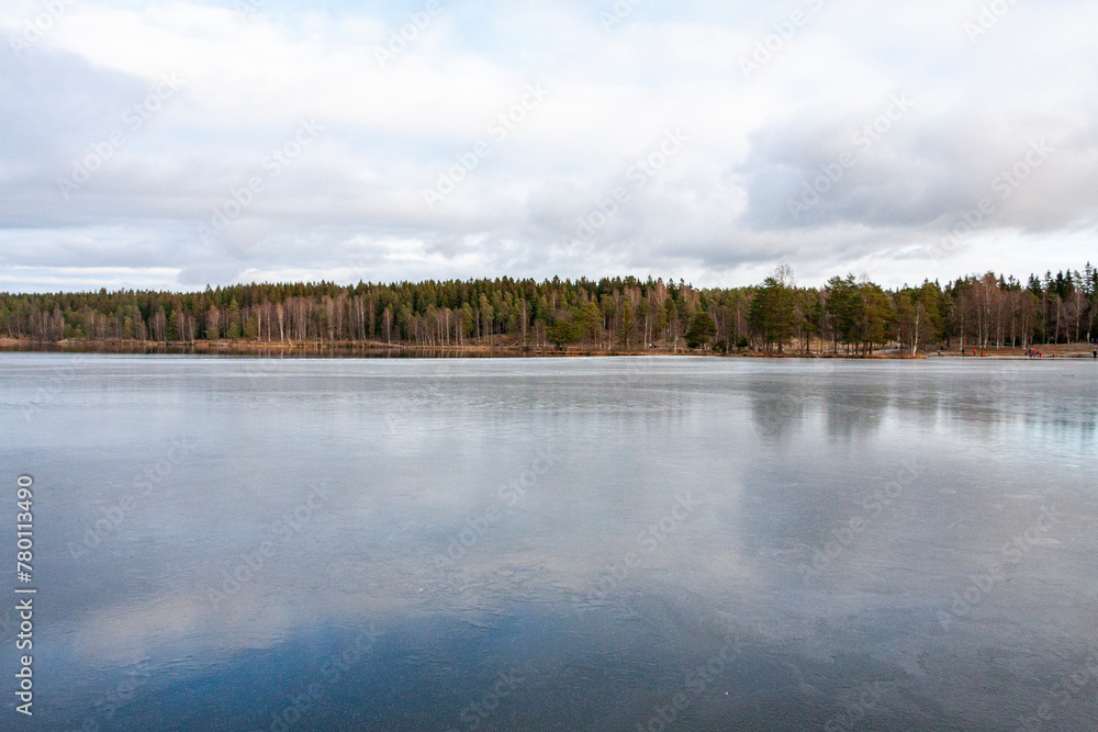 Fototapeta premium Lake Sognsvann, Oslo, Norway