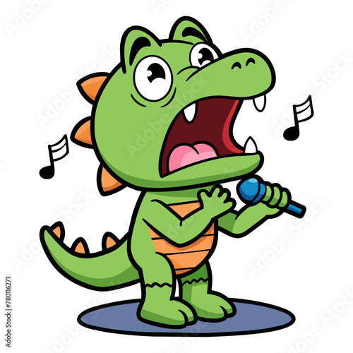 a sad crocodile singing song 