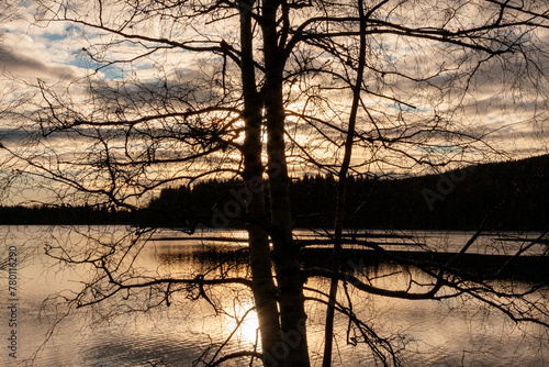 Lake Sognsvann, Oslo, Norway photo