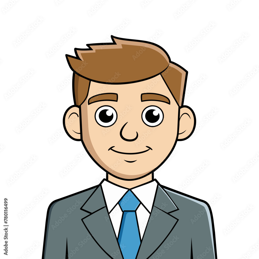 Young man cartoon with casual clothes vector illustration graphic design
