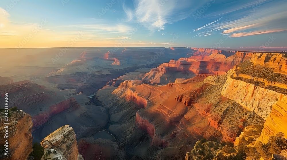 Sunset Majesty in the Canyon./n